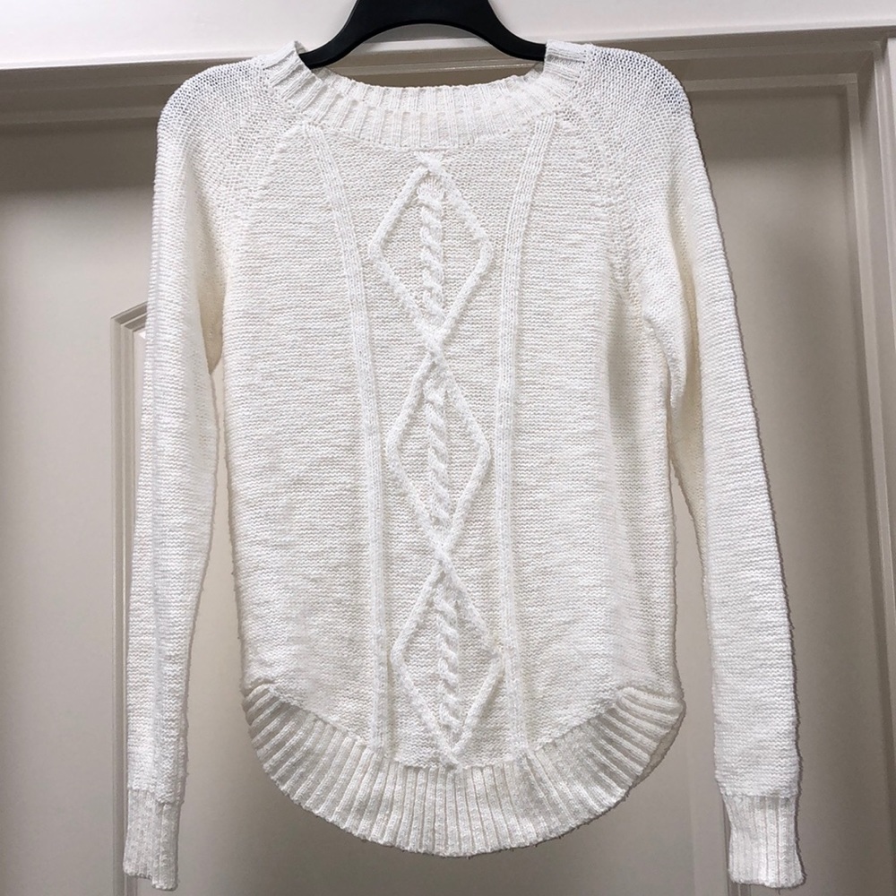 Super Cute White Sweater!